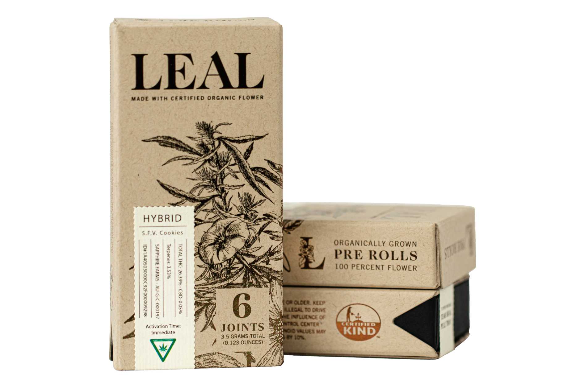 Leal - Pre-Roll Pack Flyer (Transparent) pre roll pack
